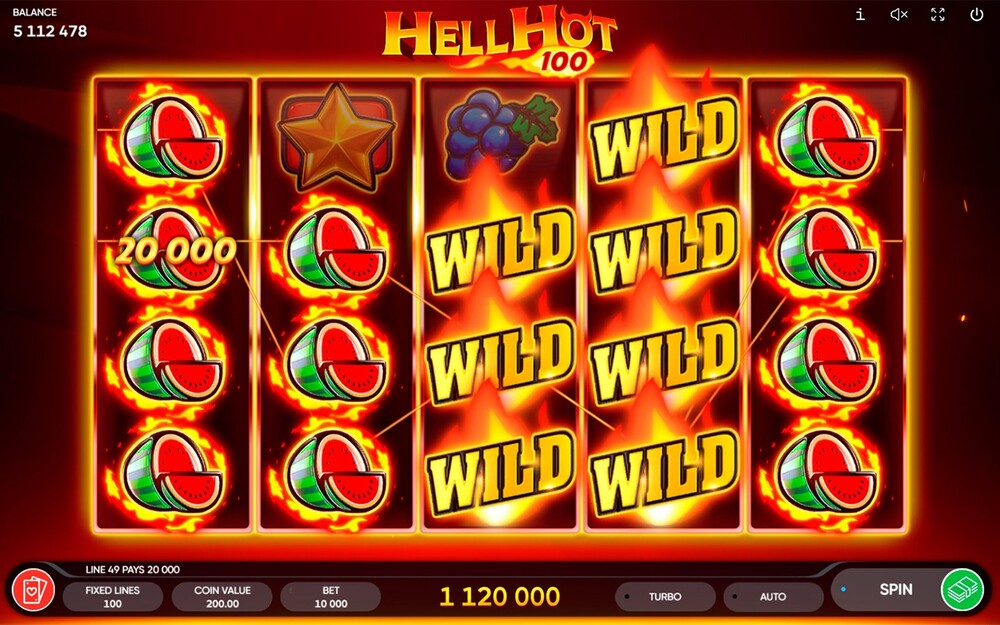 come giocare alla slot machine Hell Hot 100