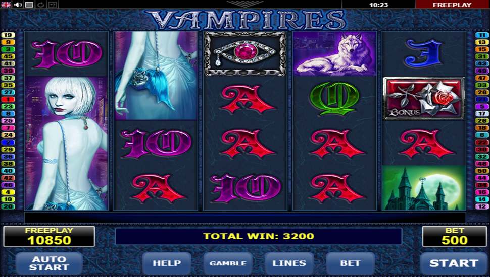 Matemática do jogo do caça-níqueis Vampires