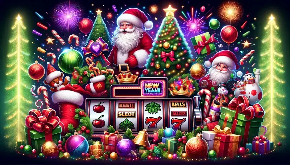 Slot machine festive