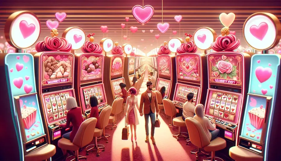 review of slot machines for Valentine's Day