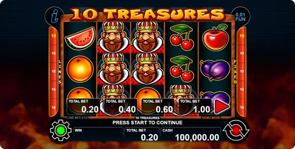 interfaccia slot CT Interactive